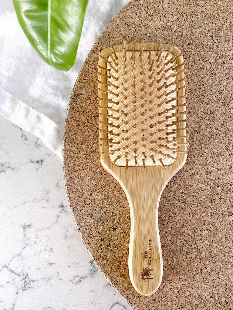 Me Mother Earth - Bamboo Paddle Hairbrush