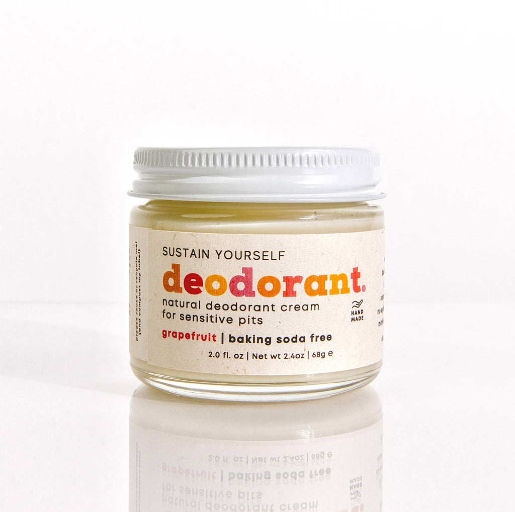 Sustain Yourself LLC - grapefruit deodorant cream