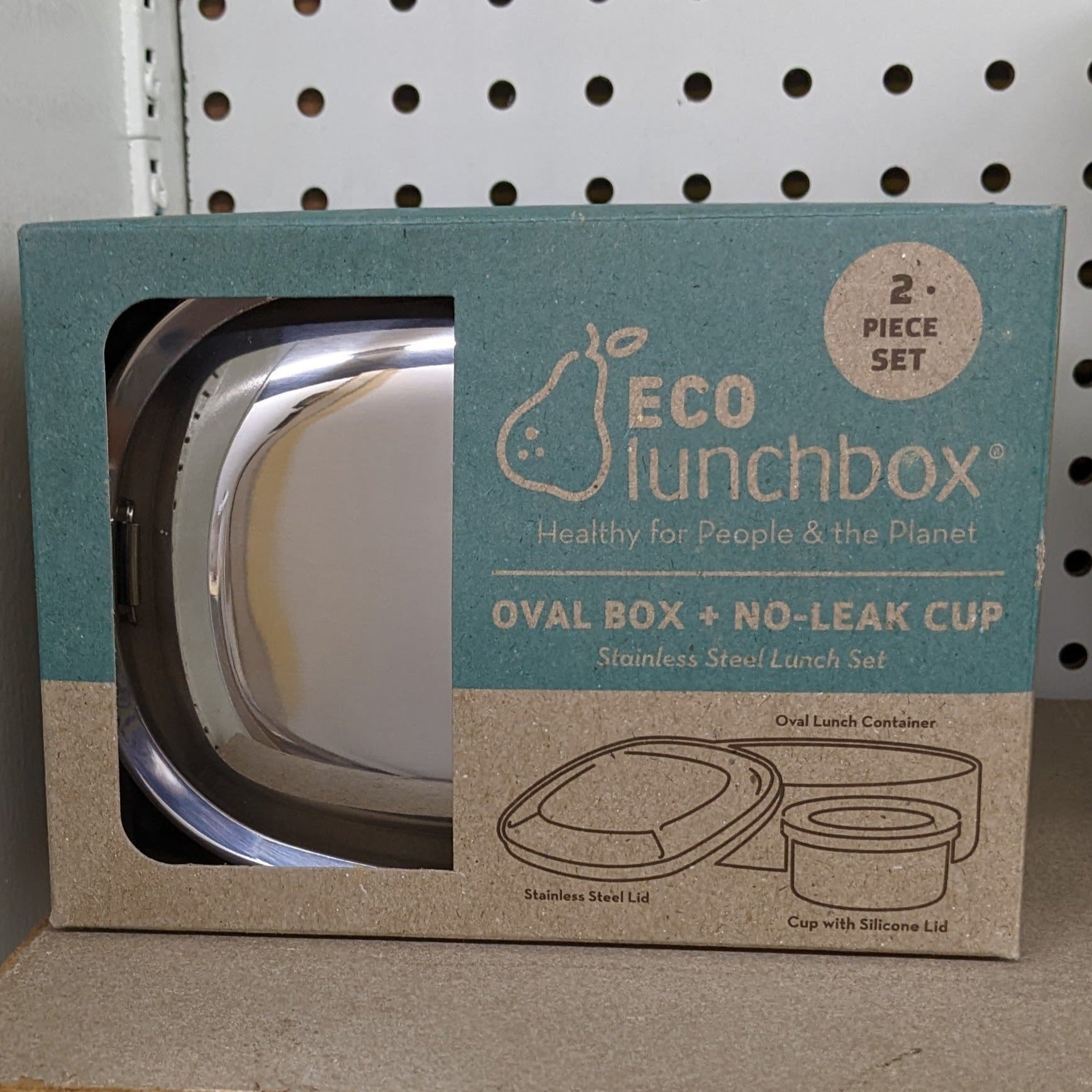 ECOlunchbox Splash Box  Leak-Proof Stainless Steel Lunch Box