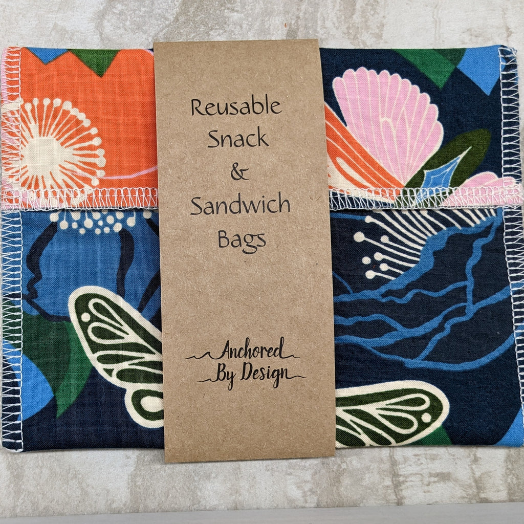 Anchored By Design - Reusable Snack Bag