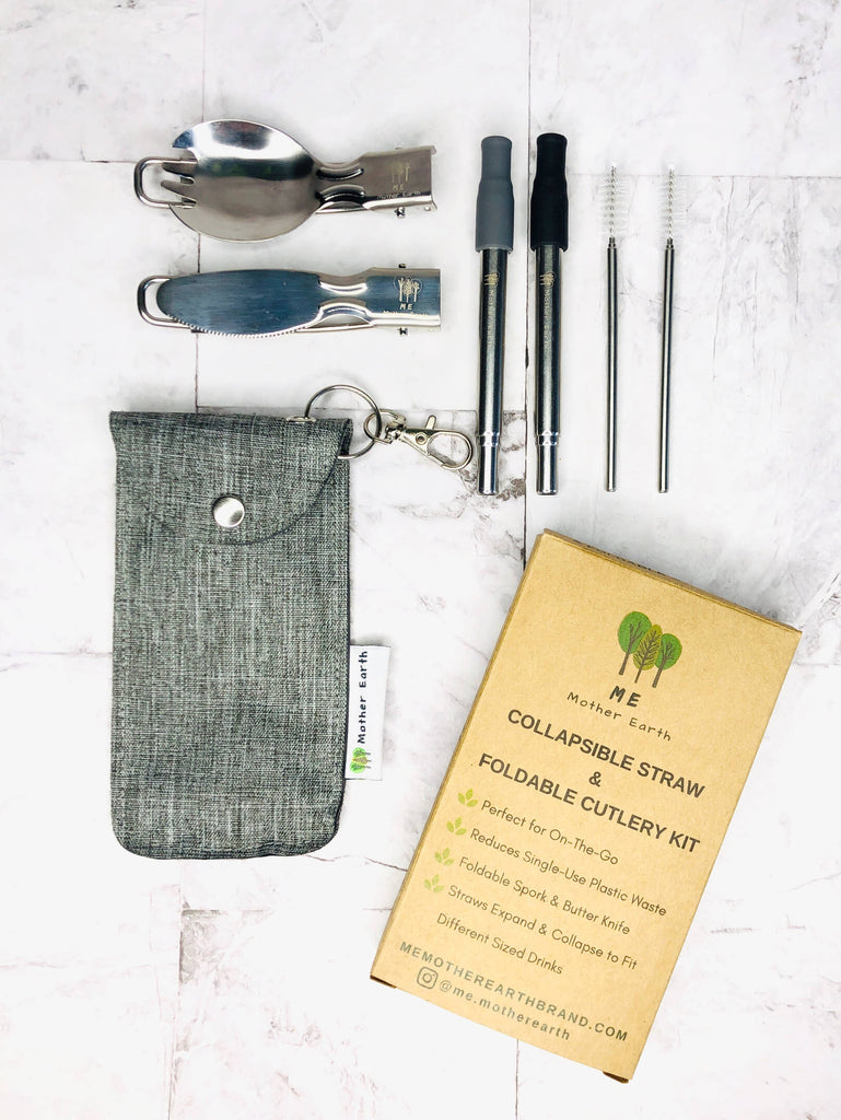 Me Mother Earth - Me Mother Earth Collapsible Straw and Cutlery Set