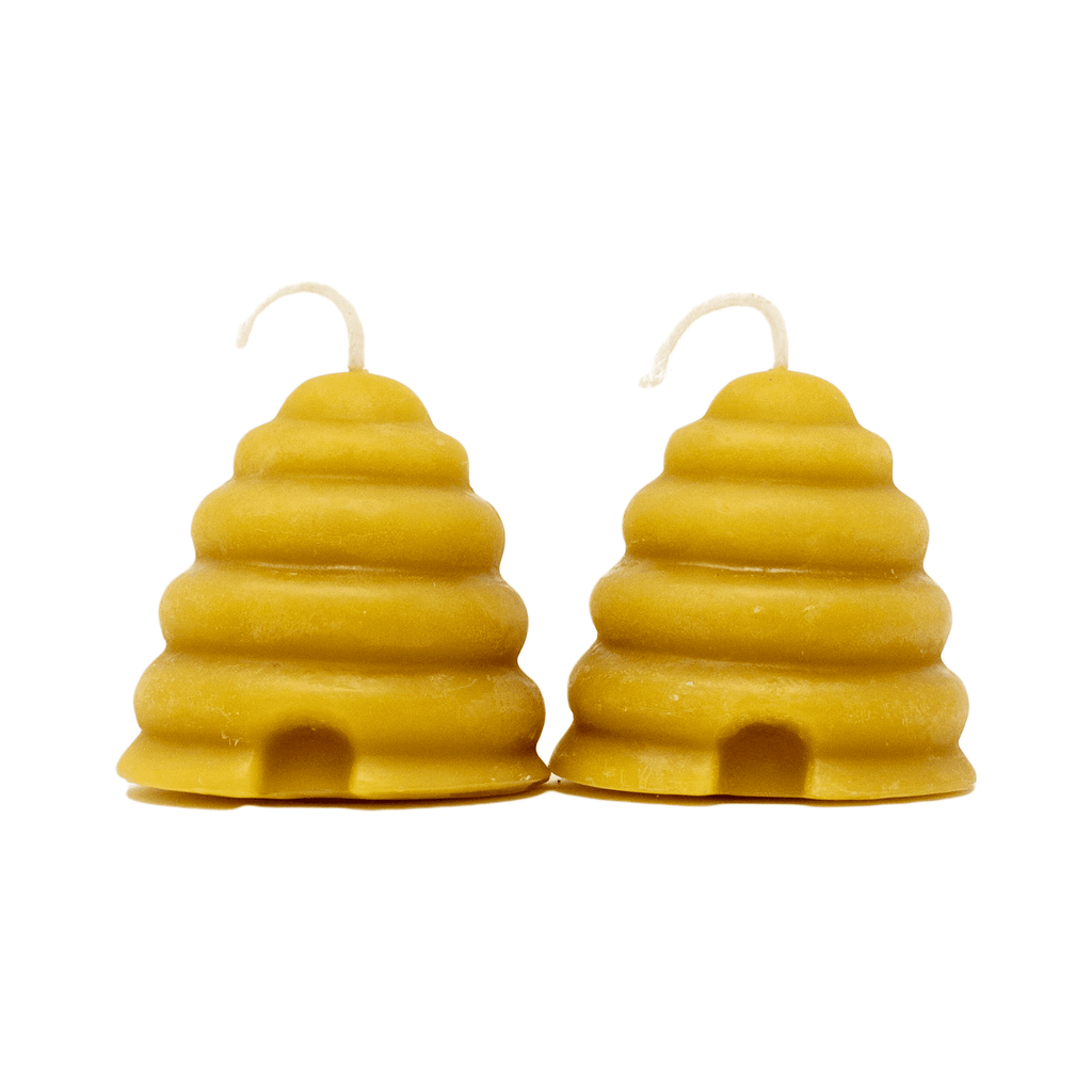Sister Bees LLC - 100% Pure Beeswax Mini Skep Votive Candle